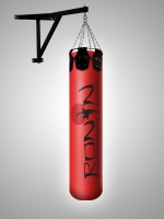 боксерский мешок ronin с подвесом 80 кг 1,6 м пвх, лоскут